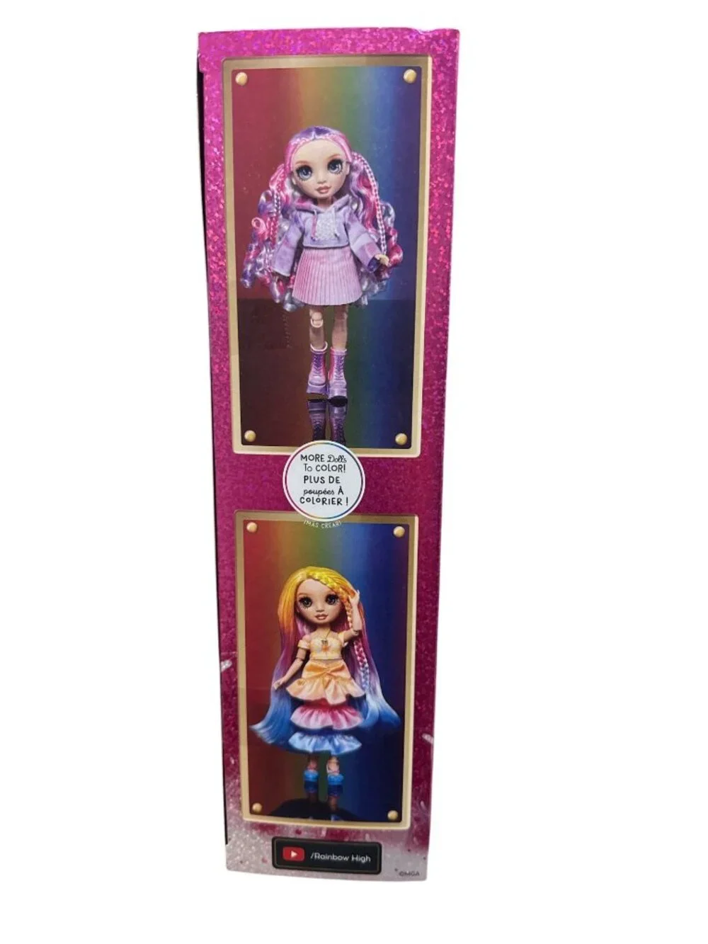 Rainbow High Watercolor & Create Doll Set With Tie-Dye Kit For Ages 4+